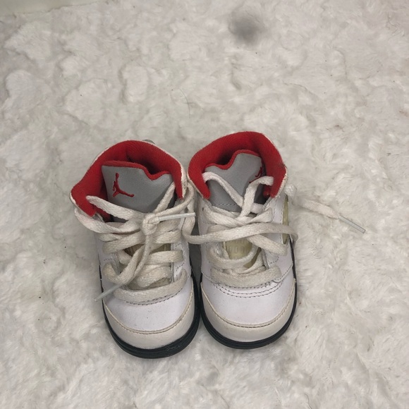 air jordan 5 retro gs fire red silver tongue 2020